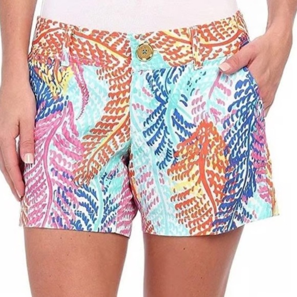 Lilly Pulitzer Electric Feel The Callahan Short Sz 6 - Picture 1 of 4